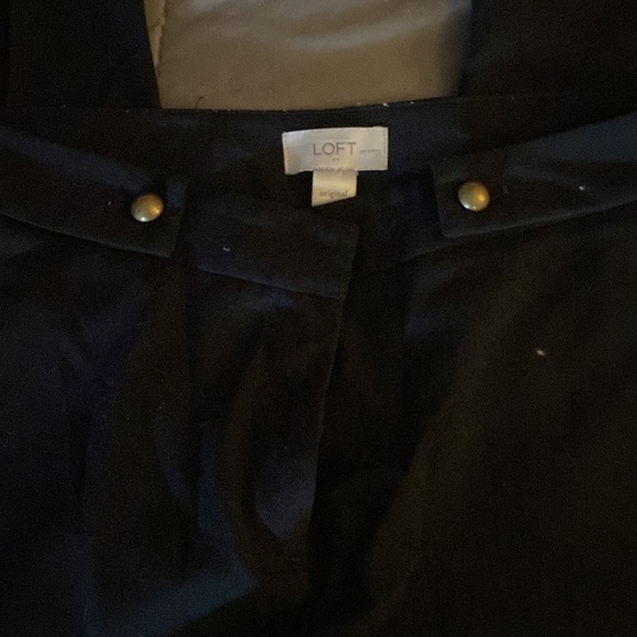 Women’s loft black dress pants 8P - Picture 3 of 4